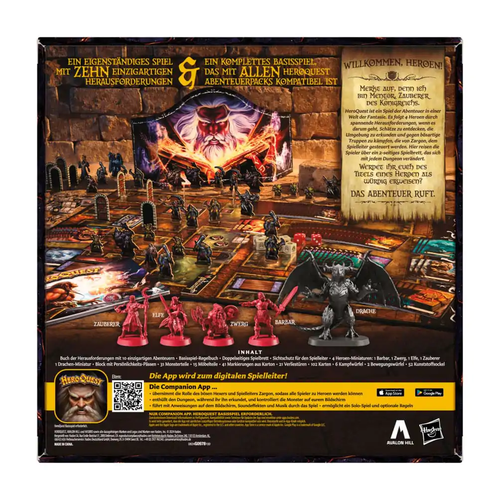HeroQuest društvena igra Der Aufbruch *njemačka verzija* fotografija proizvoda
