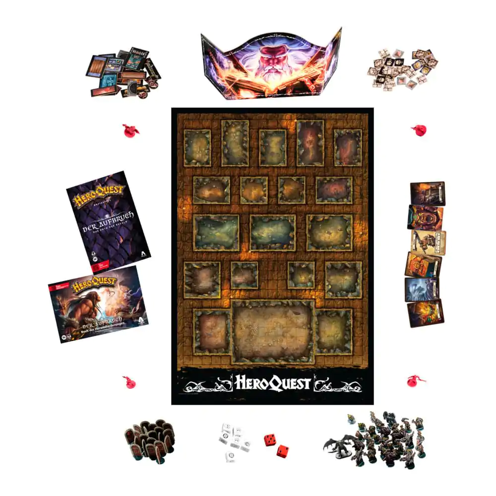 HeroQuest društvena igra Der Aufbruch *njemačka verzija* fotografija proizvoda