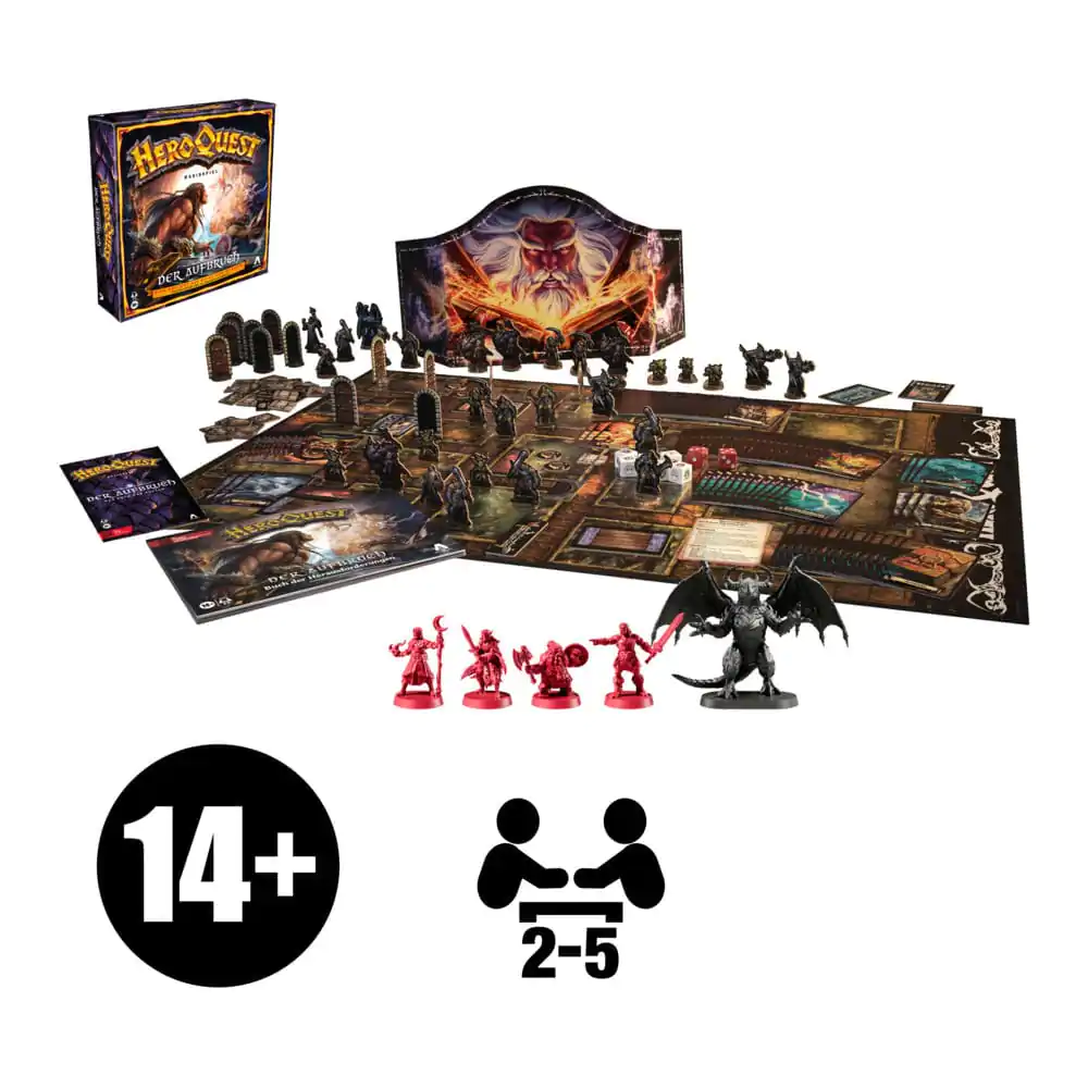 HeroQuest društvena igra Der Aufbruch *njemačka verzija* fotografija proizvoda