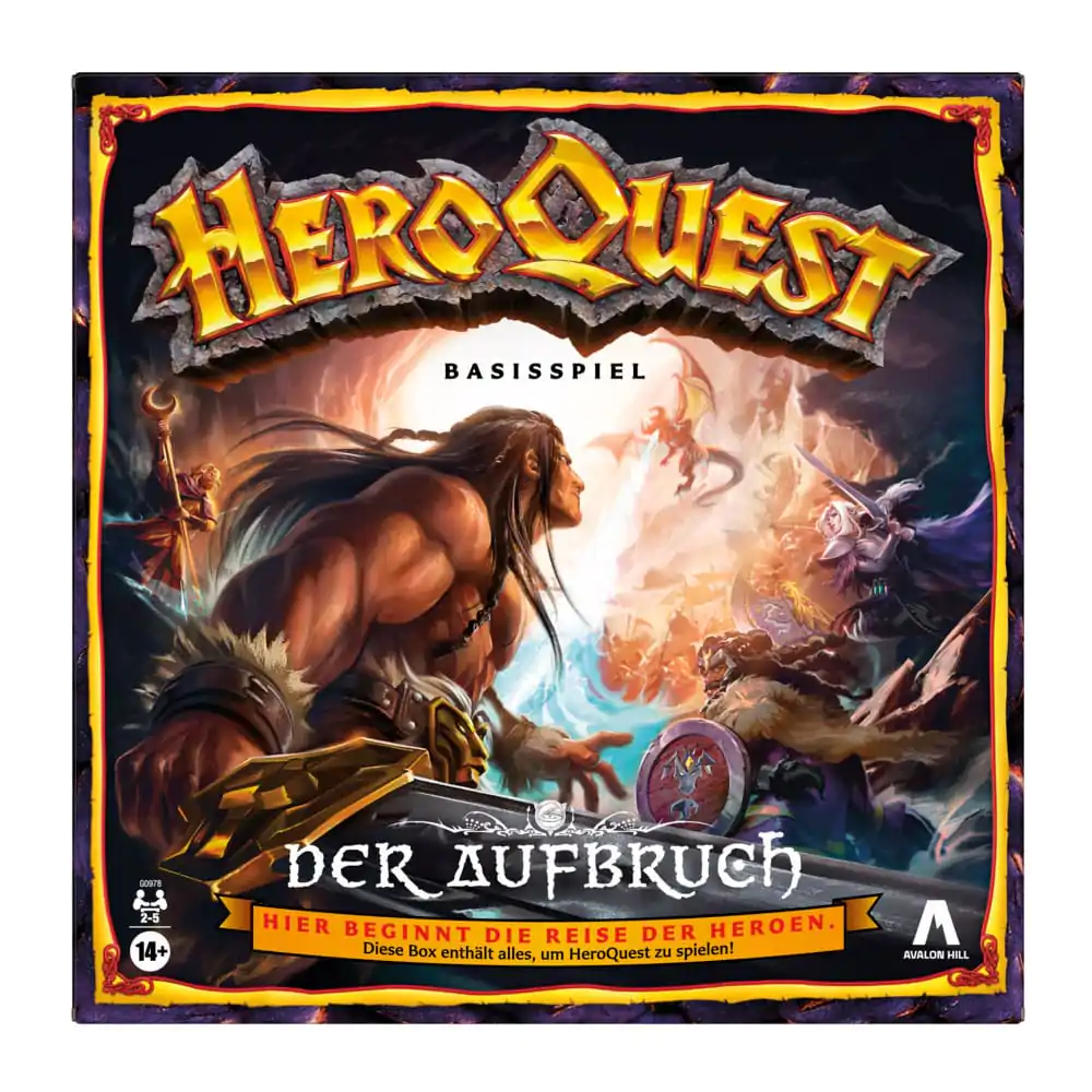 HeroQuest društvena igra Der Aufbruch *njemačka verzija* fotografija proizvoda