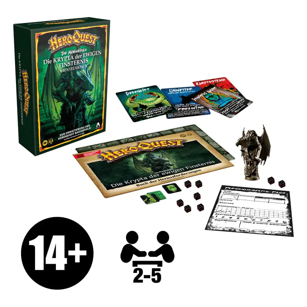 HeroQuest Društvena Igra Expansion Die Krypta der ewigen Finsternis Quest Pack *German Version* fotografija proizvoda