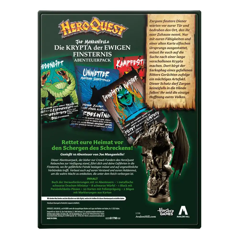 HeroQuest Društvena Igra Expansion Die Krypta der ewigen Finsternis Quest Pack *German Version* fotografija proizvoda