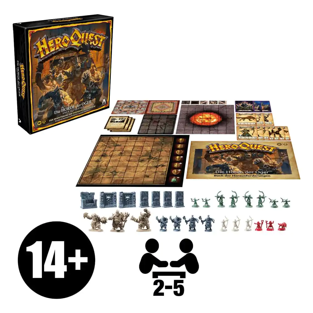 HeroQuest Board Game ekspanzija Die Horde der Oger Quest Pack *German Version* fotografija proizvoda
