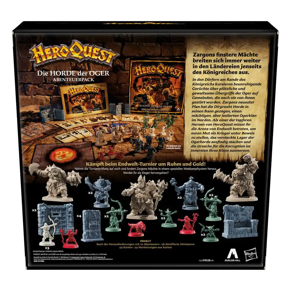 HeroQuest Board Game ekspanzija Die Horde der Oger Quest Pack *German Version* fotografija proizvoda