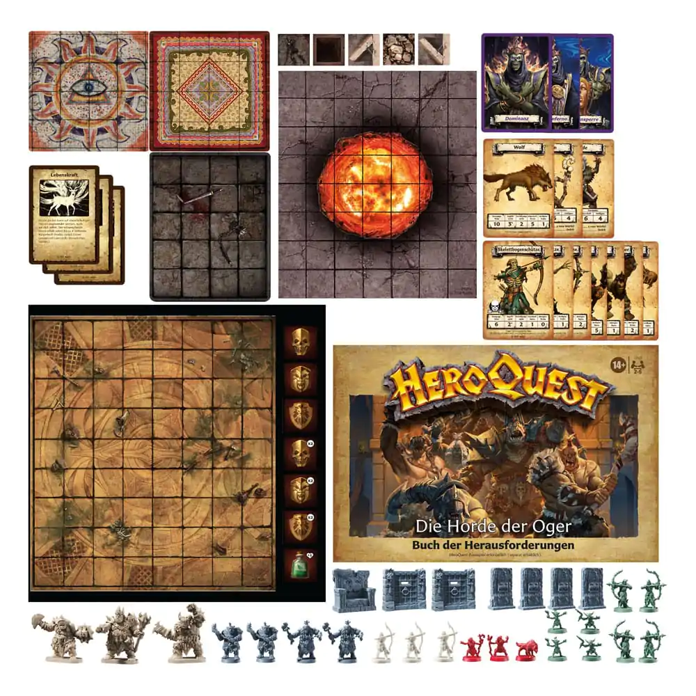 HeroQuest Board Game ekspanzija Die Horde der Oger Quest Pack *German Version* fotografija proizvoda