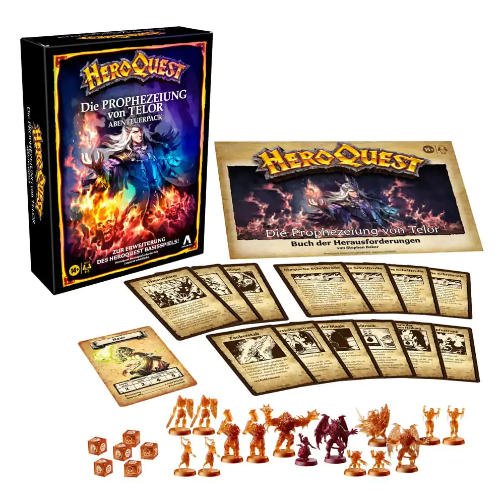 HeroQuest Board Game Expansion Die Prophezeiung von Telor Quest Pack *German Version* - Ekspanzija za društvenu igru fotografija proizvoda