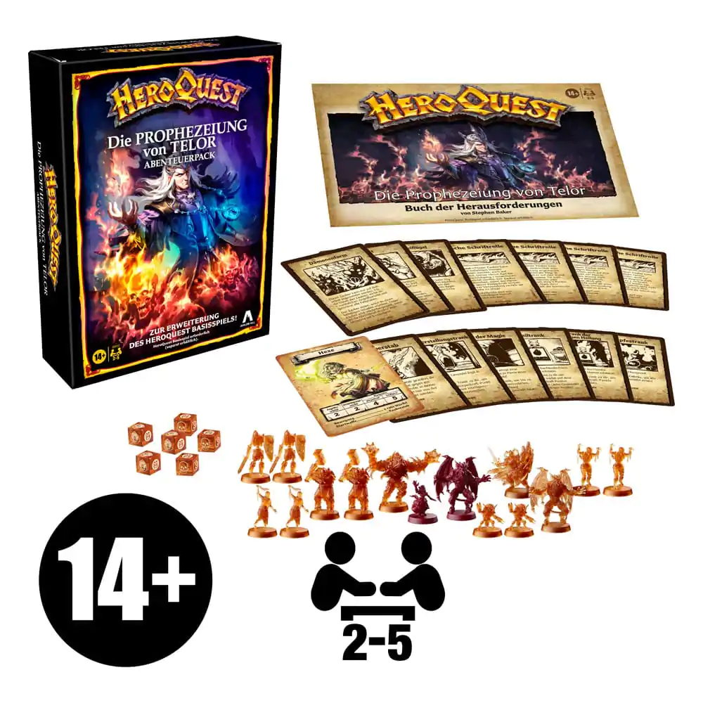 HeroQuest Board Game Expansion Die Prophezeiung von Telor Quest Pack *German Version* - Ekspanzija za društvenu igru fotografija proizvoda