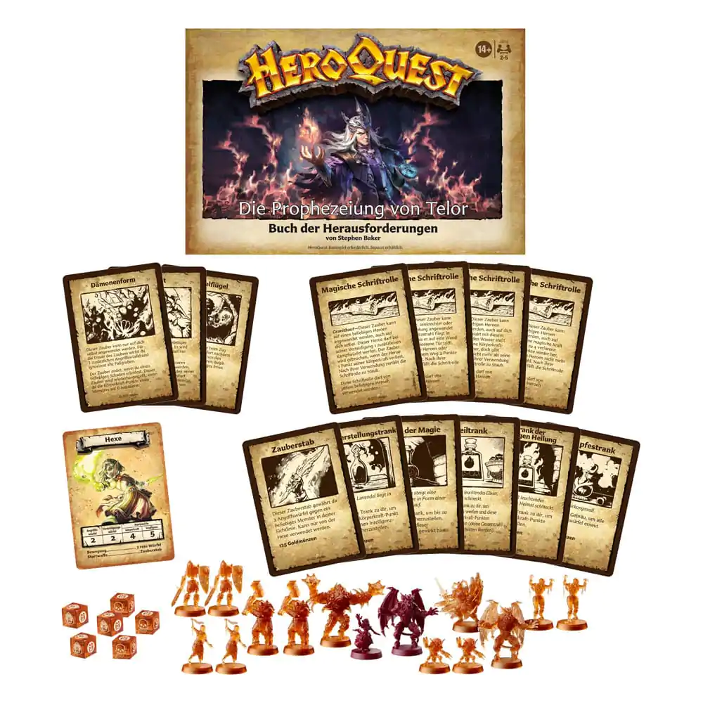 HeroQuest Board Game Expansion Die Prophezeiung von Telor Quest Pack *German Version* - Ekspanzija za društvenu igru fotografija proizvoda