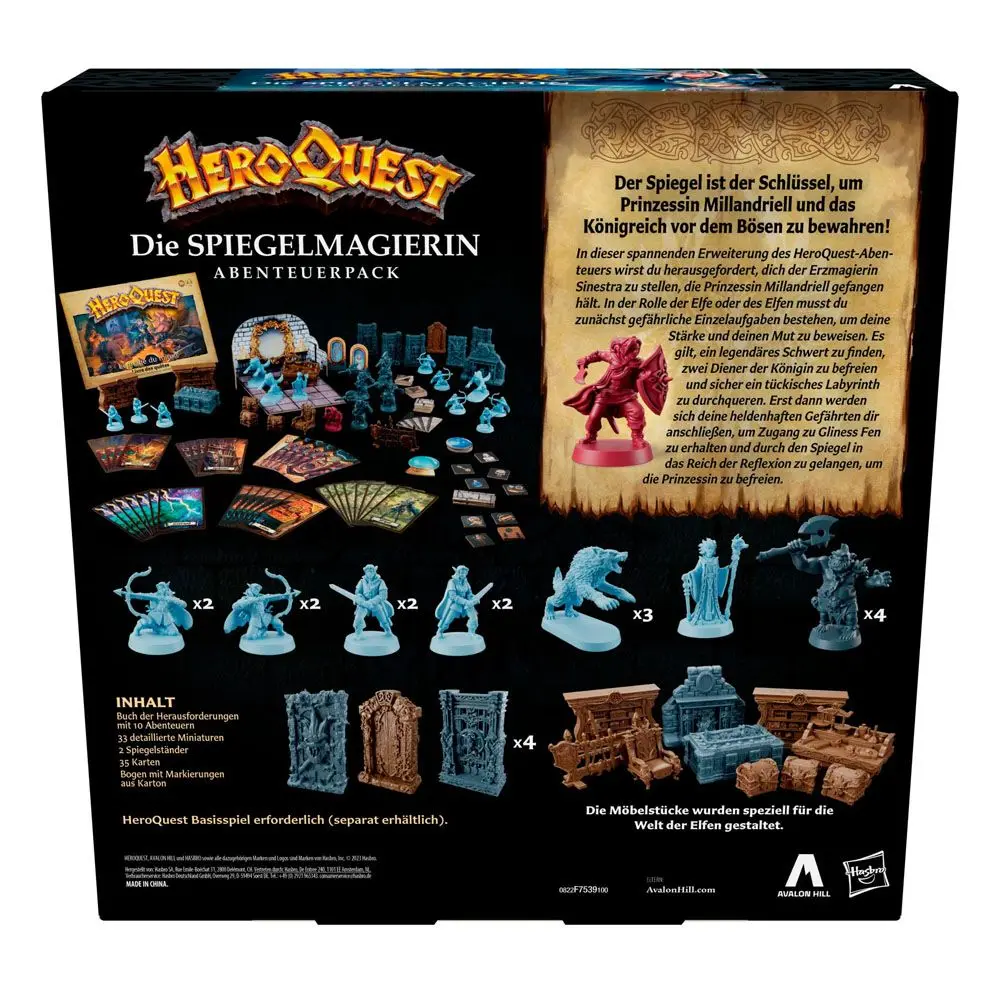 HeroQuest društvena igra, proširenje Die Spiegelmagierin Quest Pack *njemačka verzija* fotografija proizvoda