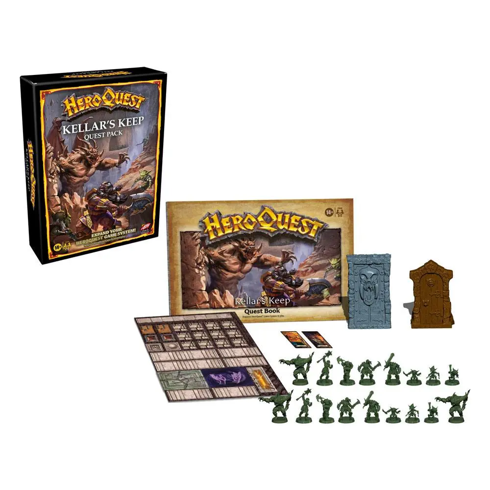 HeroQuest društvena igra ekspanzija Kellar's Keep Quest paket english fotografija proizvoda