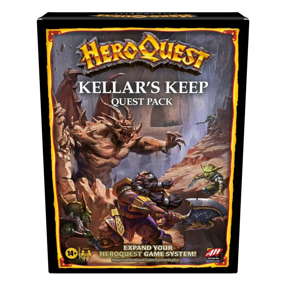 HeroQuest društvena igra ekspanzija Kellar's Keep Quest paket english fotografija proizvoda