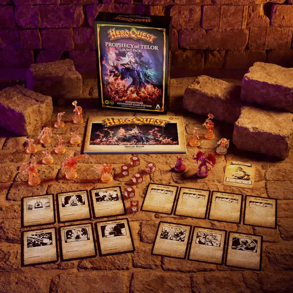 HeroQuest društvena igra Expansion Prophecy of Telor Quest Pack *English Version* fotografija proizvoda