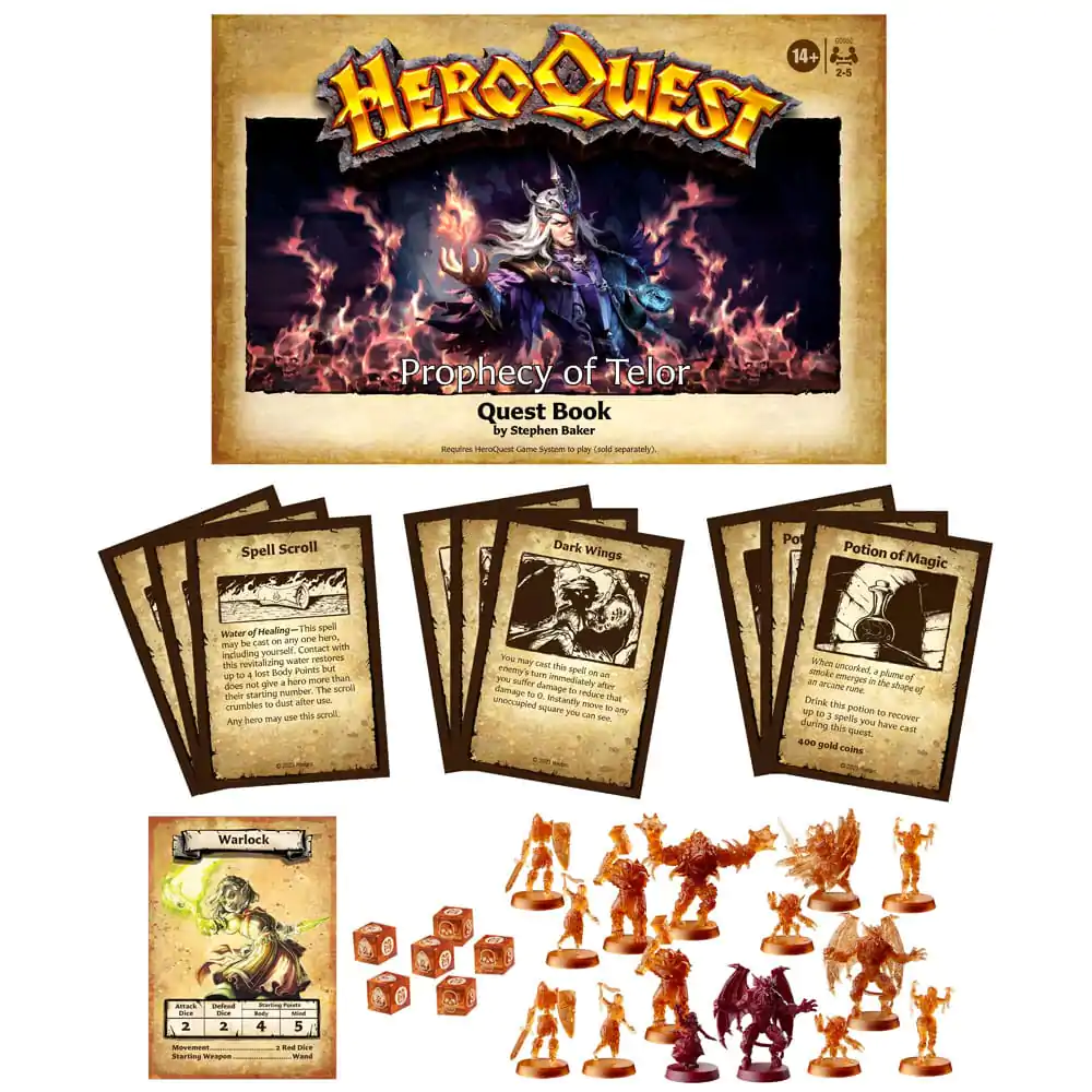 HeroQuest društvena igra Expansion Prophecy of Telor Quest Pack *English Version* fotografija proizvoda