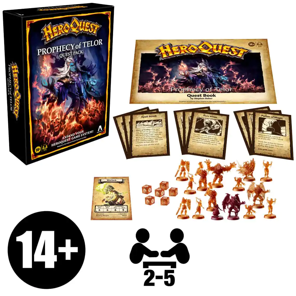 HeroQuest društvena igra Expansion Prophecy of Telor Quest Pack *English Version* fotografija proizvoda