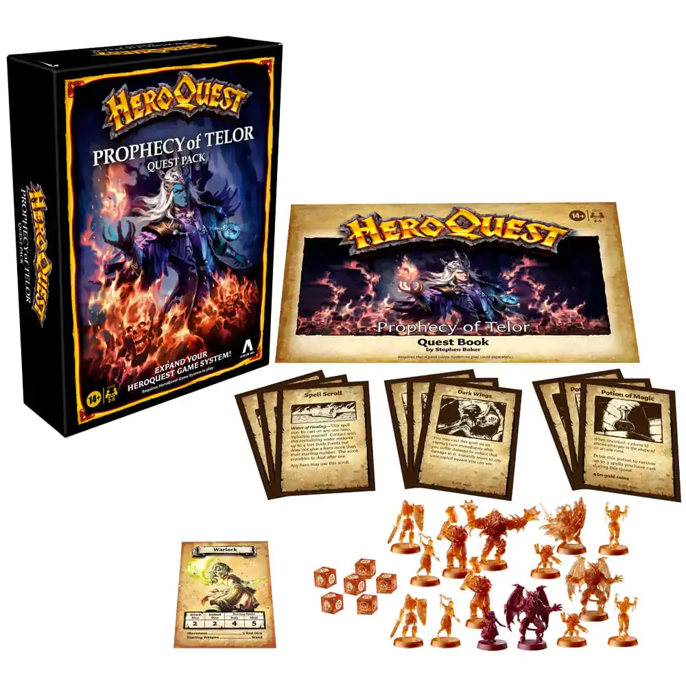 HeroQuest društvena igra Expansion Prophecy of Telor Quest Pack *English Version* fotografija proizvoda