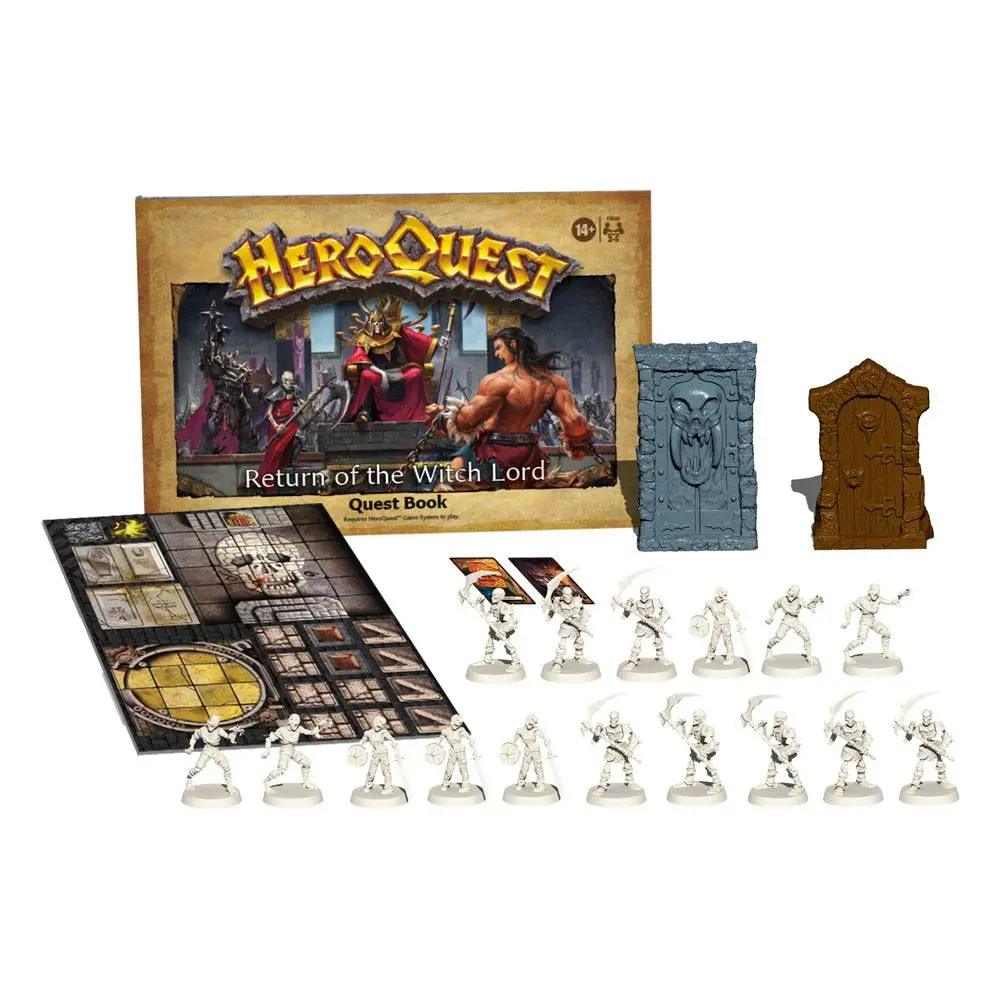 HeroQuest društvena igra ekspanzija Return of the Witch Lord Quest paket english fotografija proizvoda