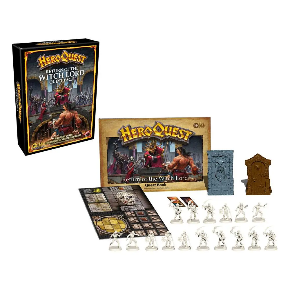 HeroQuest društvena igra ekspanzija Return of the Witch Lord Quest paket english fotografija proizvoda