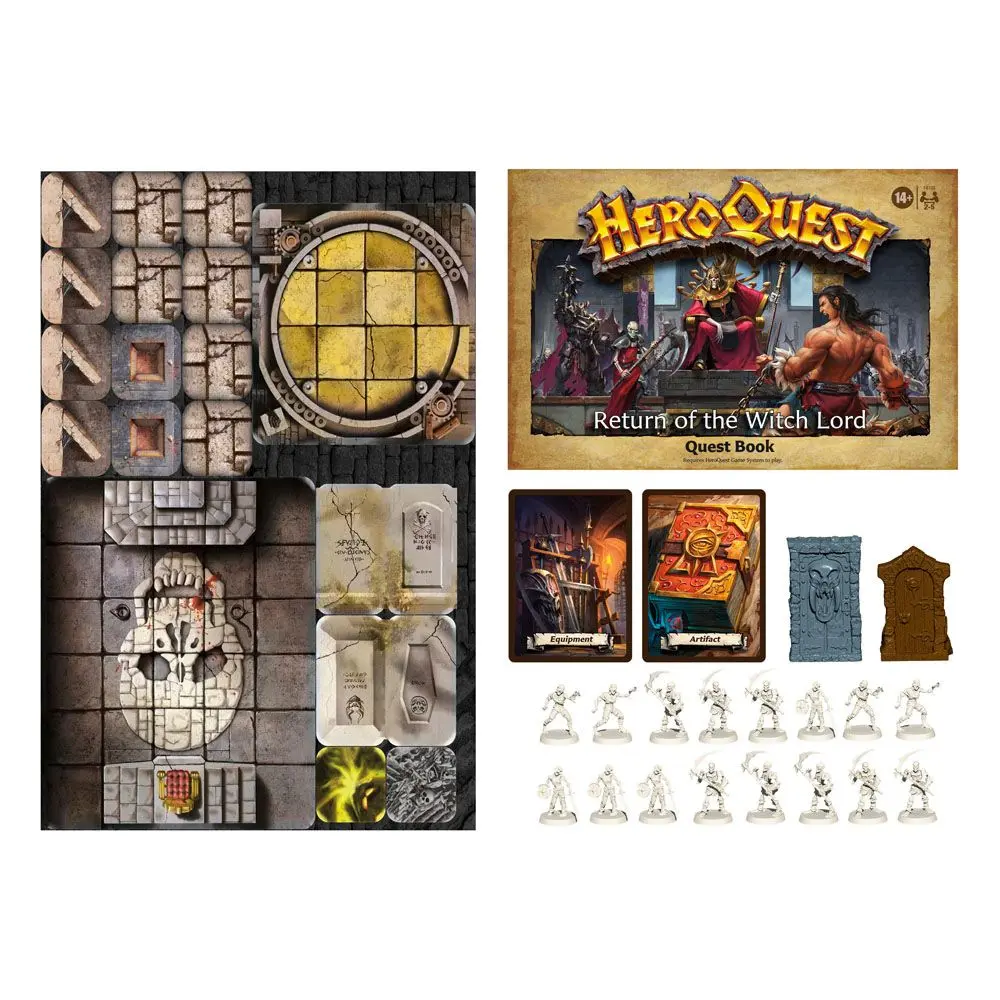 HeroQuest društvena igra ekspanzija Return of the Witch Lord Quest paket english fotografija proizvoda