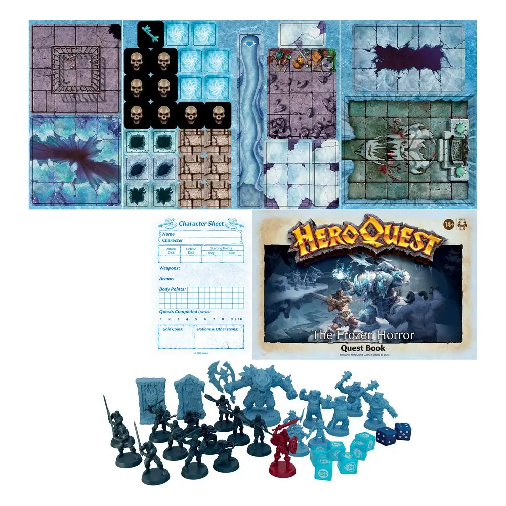 HeroQuest društvena igra - ekspanzija The Frozen Horror Quest Pack english fotografija proizvoda