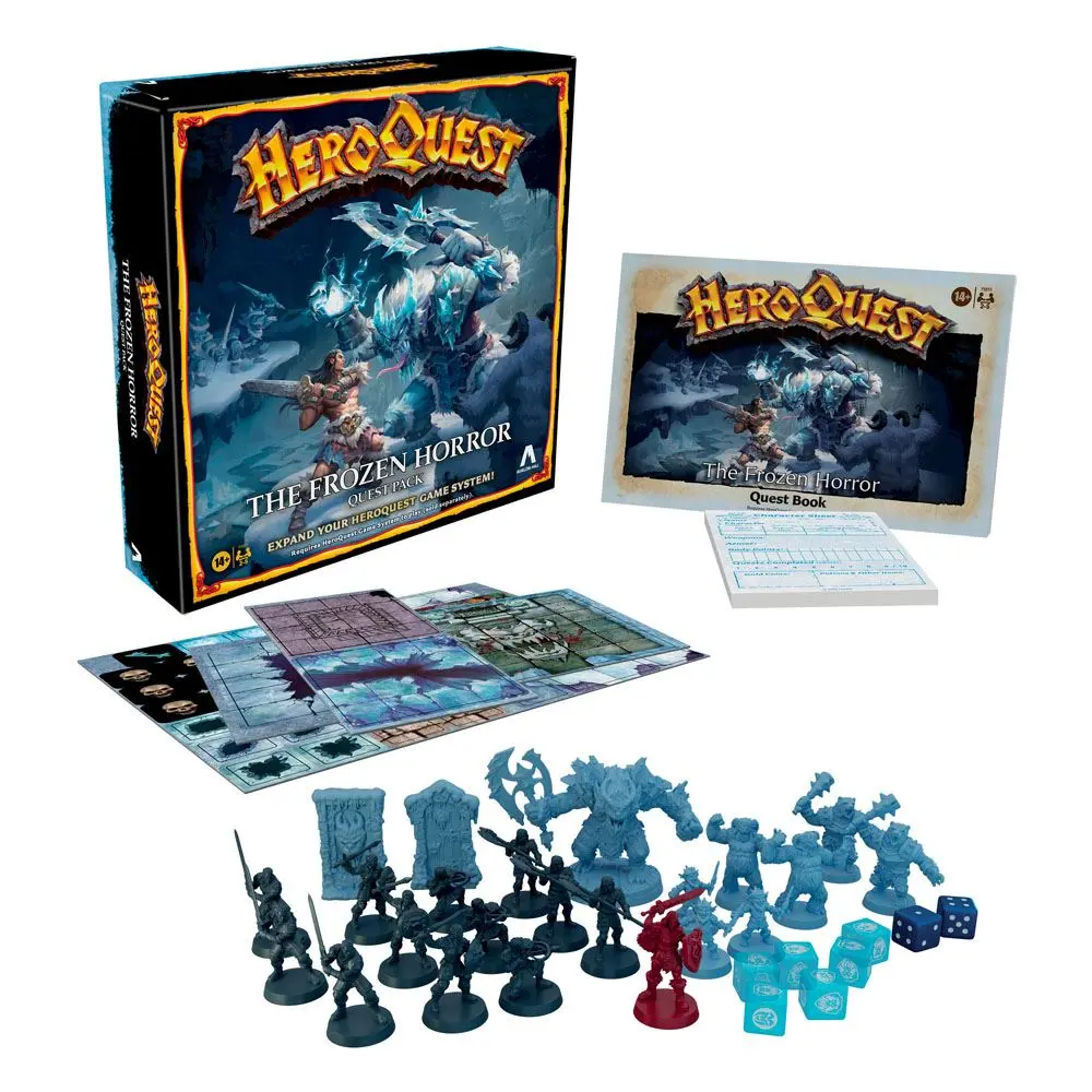 HeroQuest društvena igra - ekspanzija The Frozen Horror Quest Pack english fotografija proizvoda