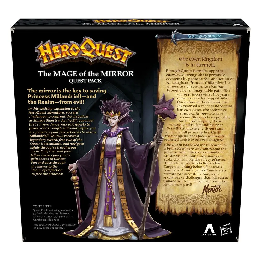 HeroQuest Board Game Expansion The Mage of the Mirror Quest Pack *English Version* - Proširenje društvene igre fotografija proizvoda