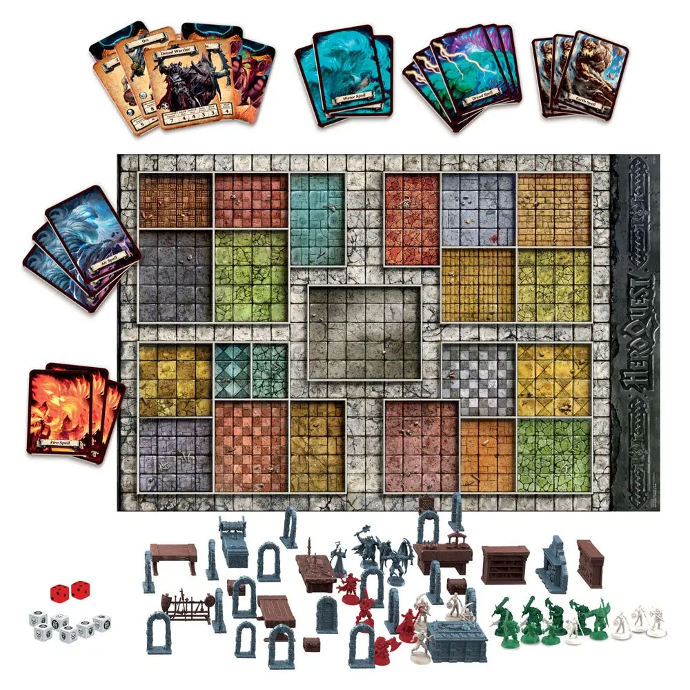 HeroQuest Board Game Game System engleski fotografija proizvoda