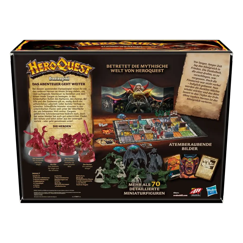 HeroQuest Društvena Igra Osnovna Igra njemački fotografija proizvoda