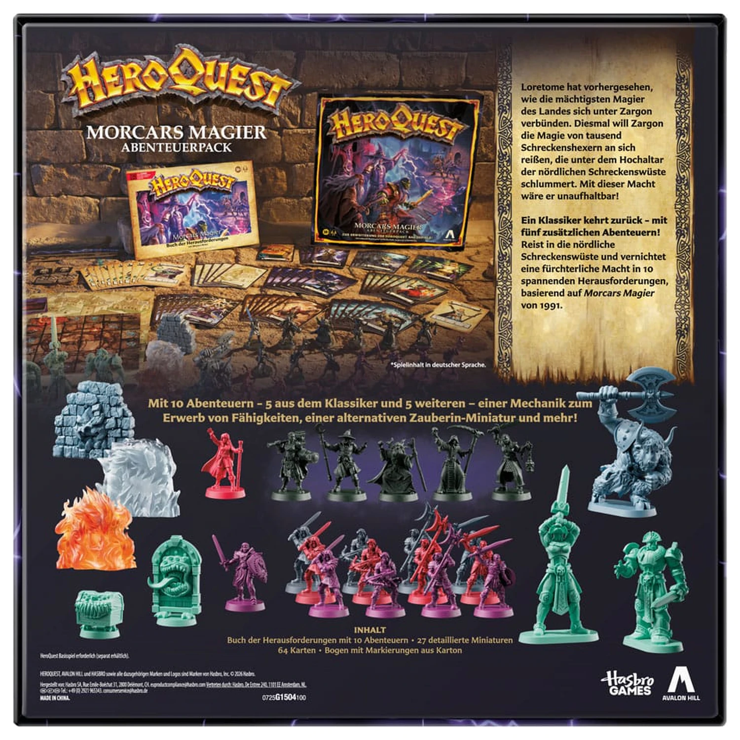 HeroQuest društvena igra proširenje Morcars Magier Quest Pack *Njemačka verzija* fotografija proizvoda