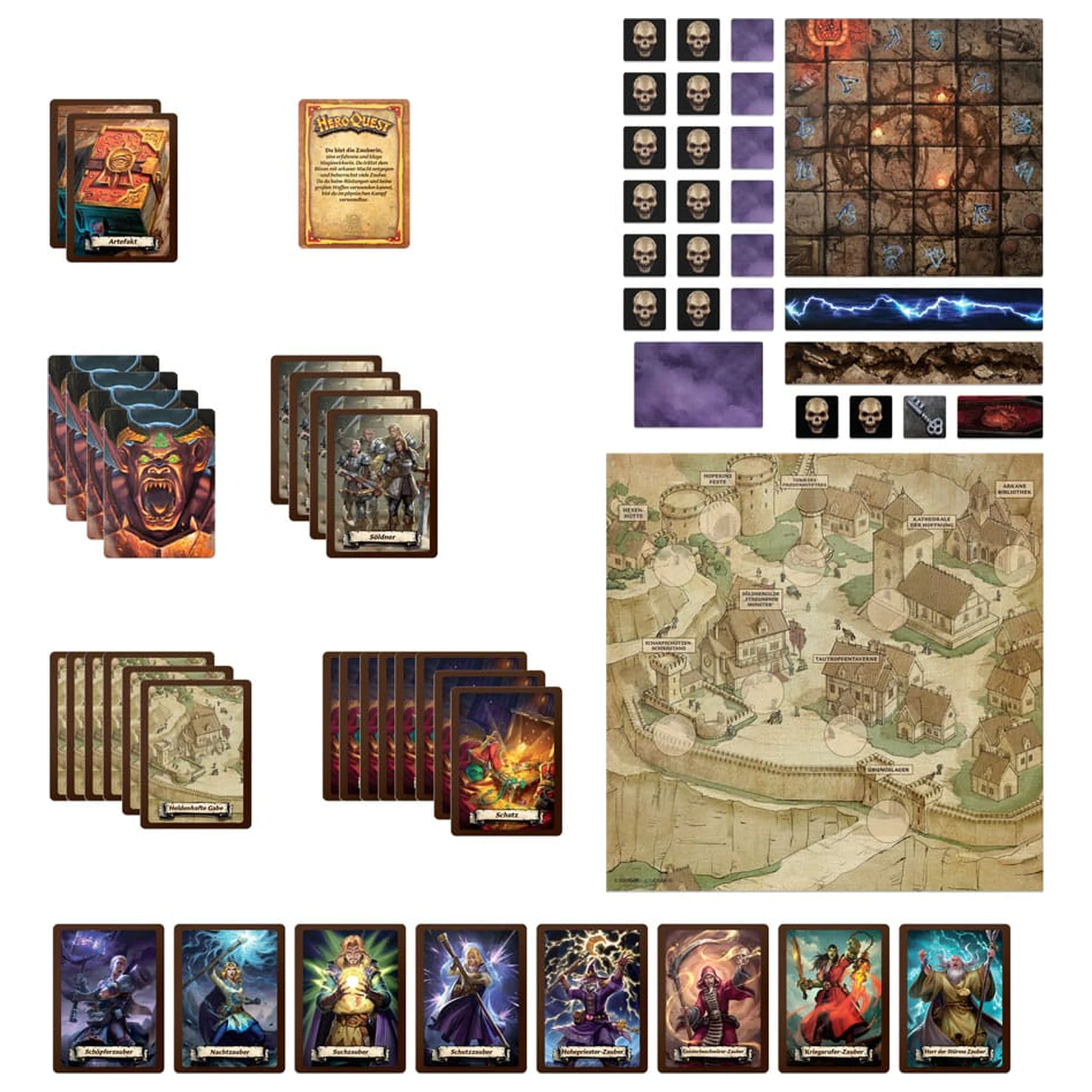 HeroQuest društvena igra proširenje Morcars Magier Quest Pack *Njemačka verzija* fotografija proizvoda