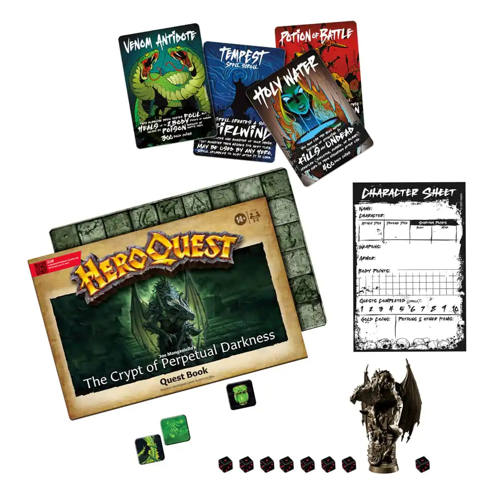 HeroQuest Board Game Expansion The Crypt of Perpetual Darkness Quest Pack *English Version* - Proširenje za društvenu igru fotografija proizvoda