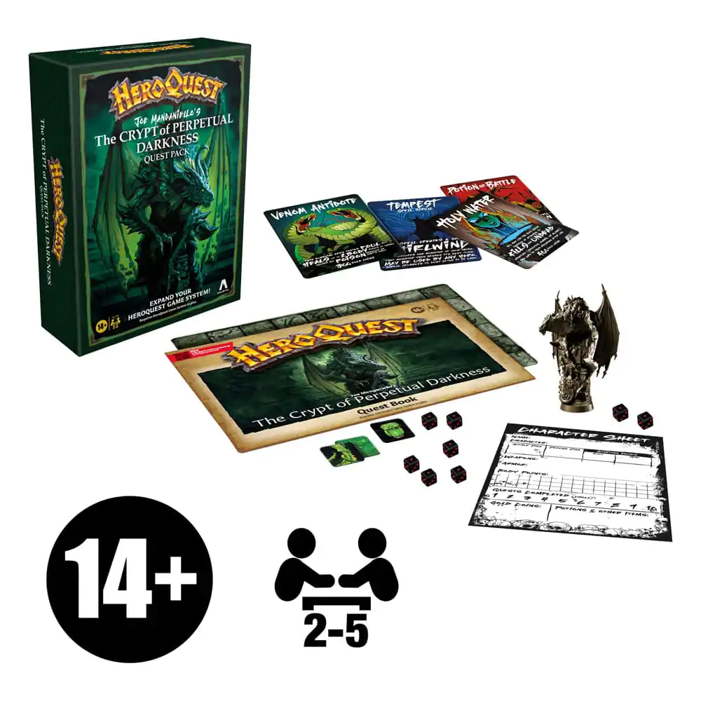 HeroQuest Board Game Expansion The Crypt of Perpetual Darkness Quest Pack *English Version* - Proširenje za društvenu igru fotografija proizvoda