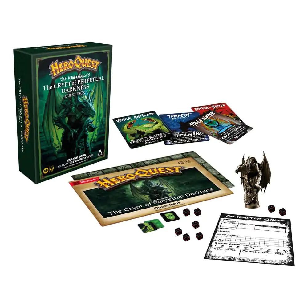 HeroQuest Board Game Expansion The Crypt of Perpetual Darkness Quest Pack *English Version* - Proširenje za društvenu igru fotografija proizvoda