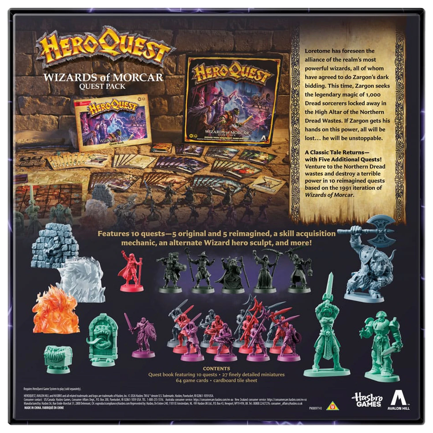 HeroQuest društvena igra proširenje Wizards of Morcar Quest Pack *Engleska verzija* fotografija proizvoda