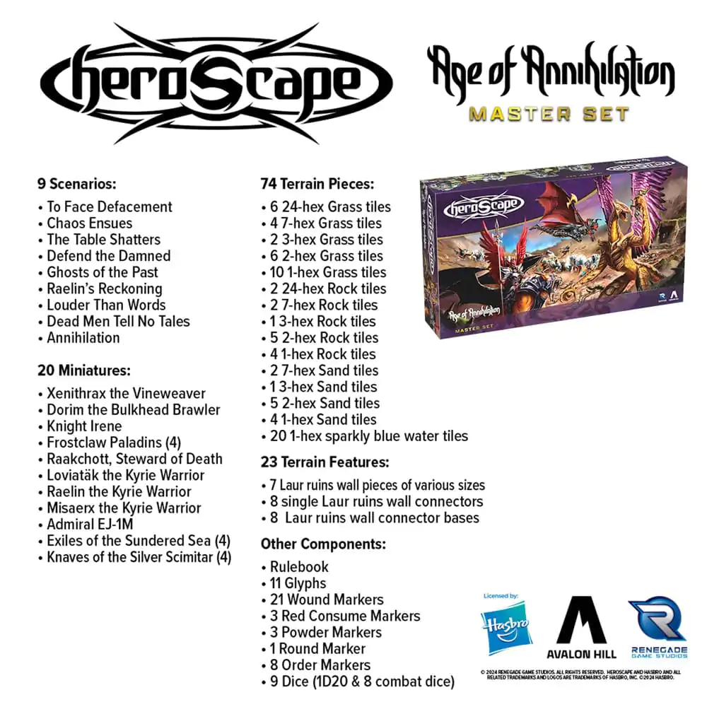 Heroscape društvena igra Age of Annihilation Master Set *English Version* fotografija proizvoda
