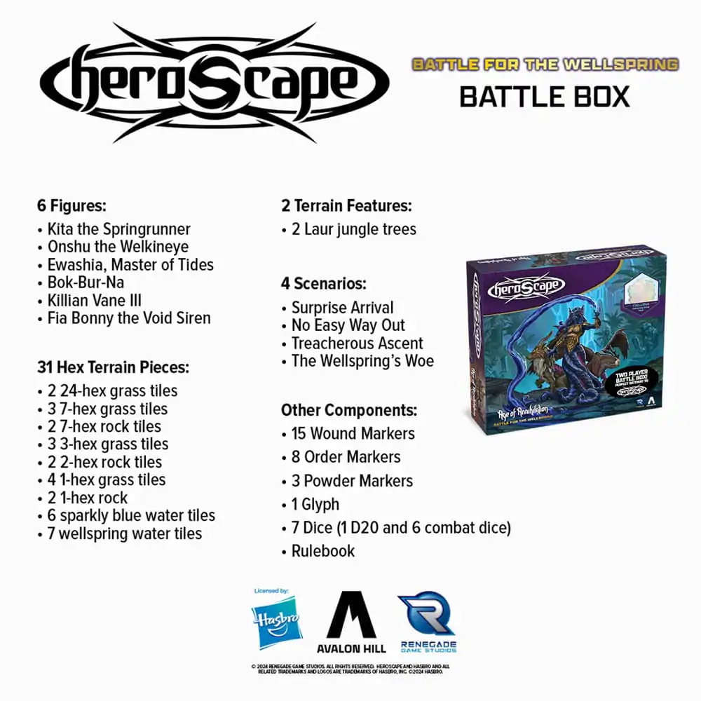 Heroscape društvena igra Battle for the Wellspring Battle Box *English Version* fotografija proizvoda