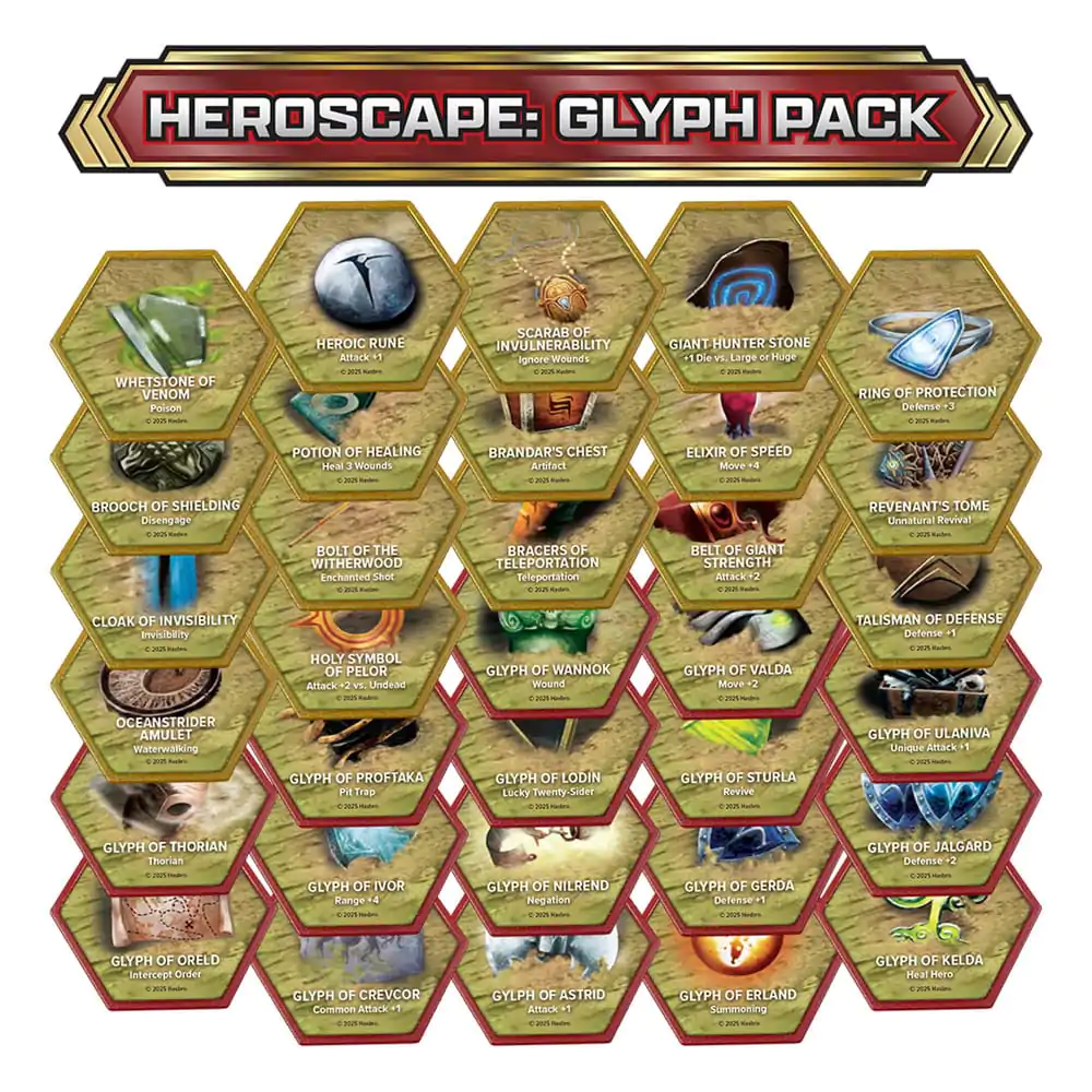 Heroscape Proširenje Glyph Paket Engleska Verzija fotografija proizvoda