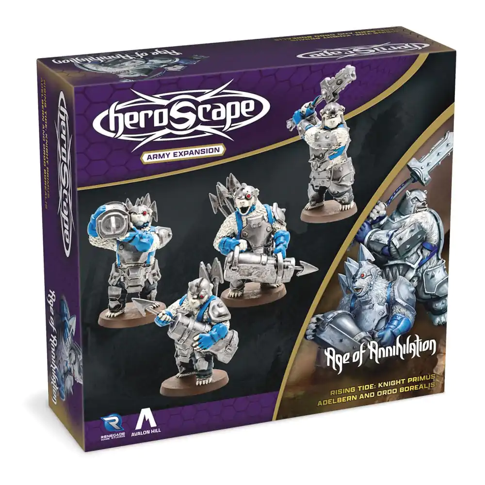 Heroscape Ekspanzija Rising Tide - Knight Primus Adelbern & Ordo Borealis Vojska *English Version* fotografija proizvoda