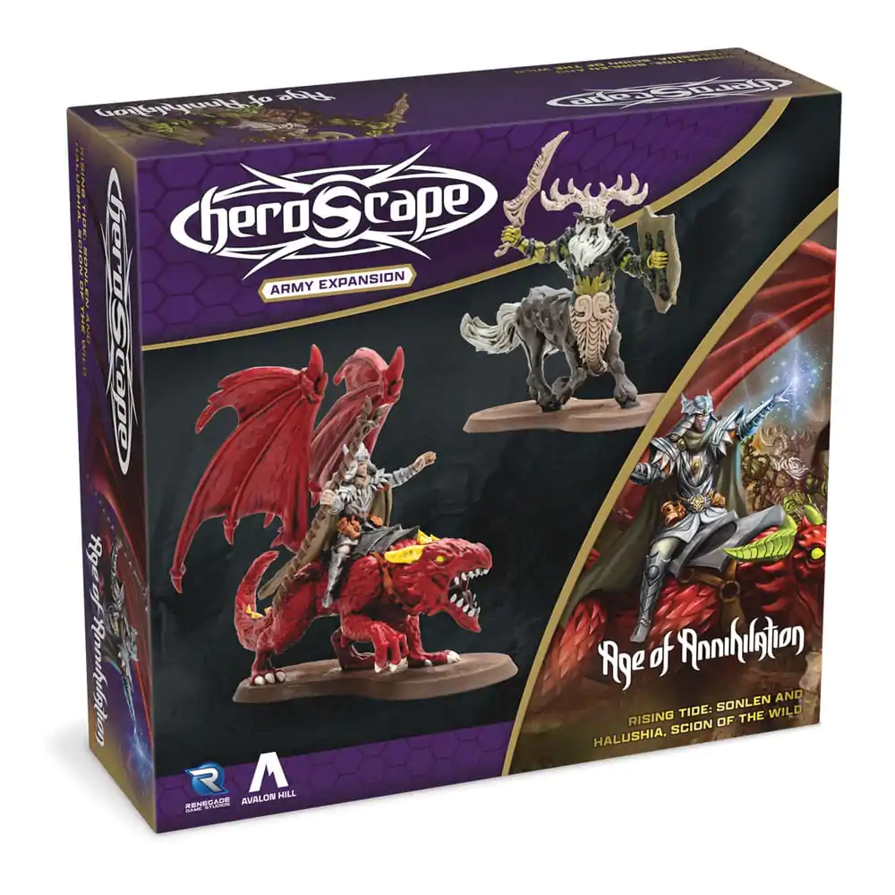 Heroscape Expansion Rising Tide - Sonlen & Halushia, Scion of the Wild Army *English Version* - Proširenje fotografija proizvoda