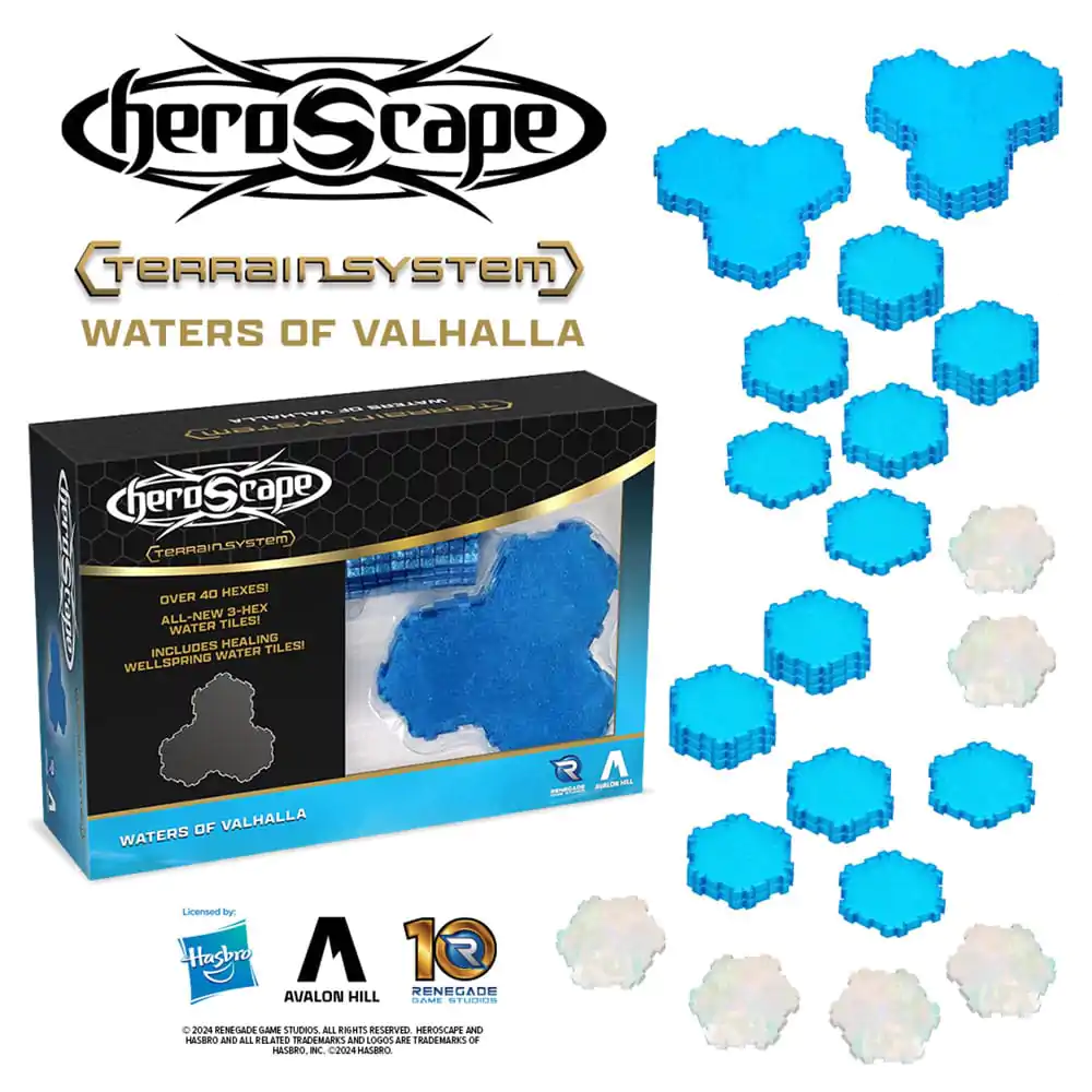 Heroscape Expansion Waters of Valhalla Terrain *English Version* fotografija proizvoda
