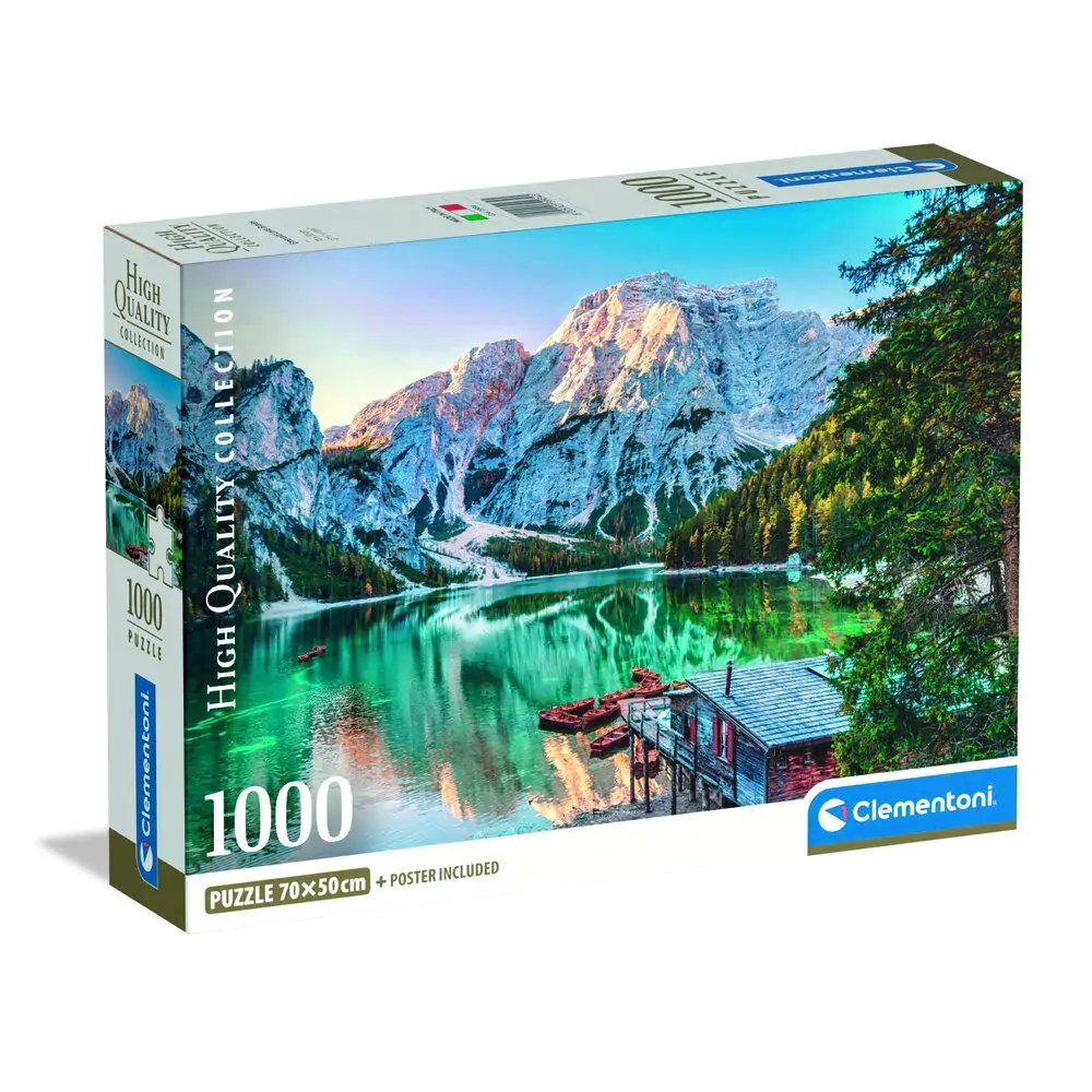 Visokokvalitetna slagalica Jezero Braies 1000 kom fotografija proizvoda