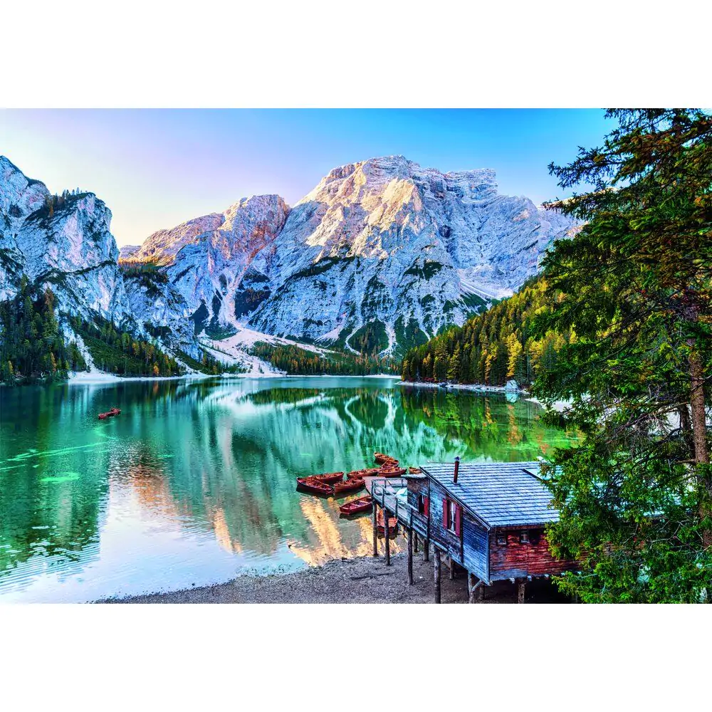 Visokokvalitetna slagalica Jezero Braies 1000 kom fotografija proizvoda