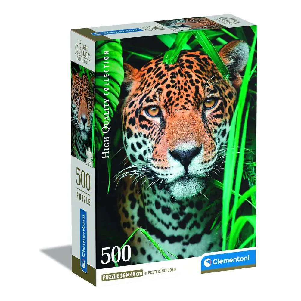 Visokokvalitetna puzzle Jaguar u džungli 500 kom fotografija proizvoda