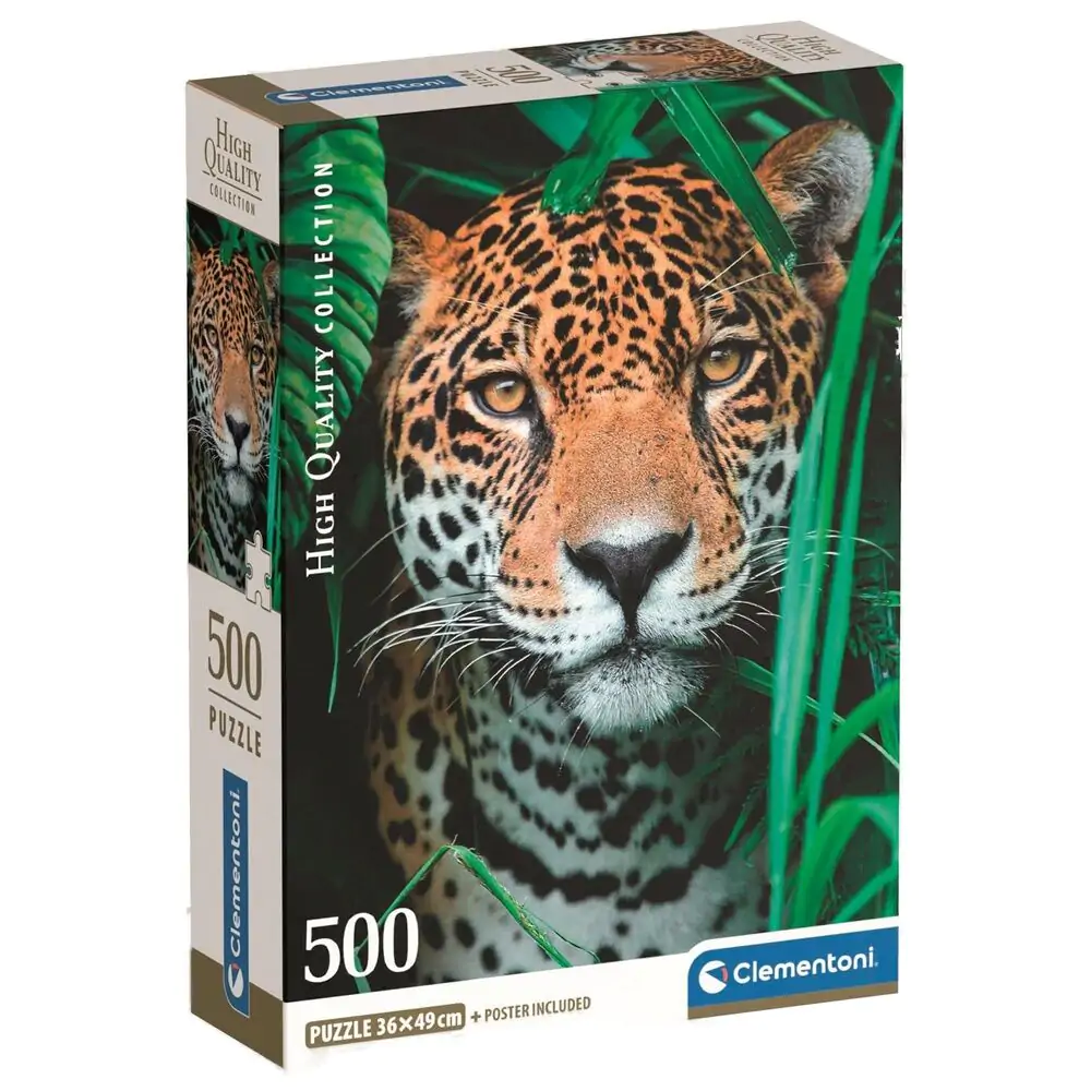 Visokokvalitetna puzzle Jaguar u džungli 500 kom fotografija proizvoda