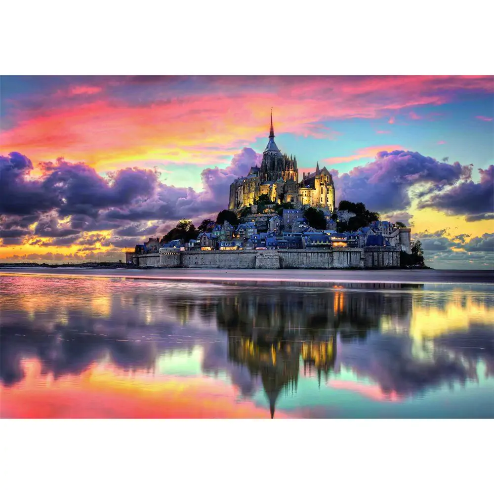 Visokokvalitetna Le Magnifique Mont Saint-Michel puzzle 1000 kom fotografija proizvoda