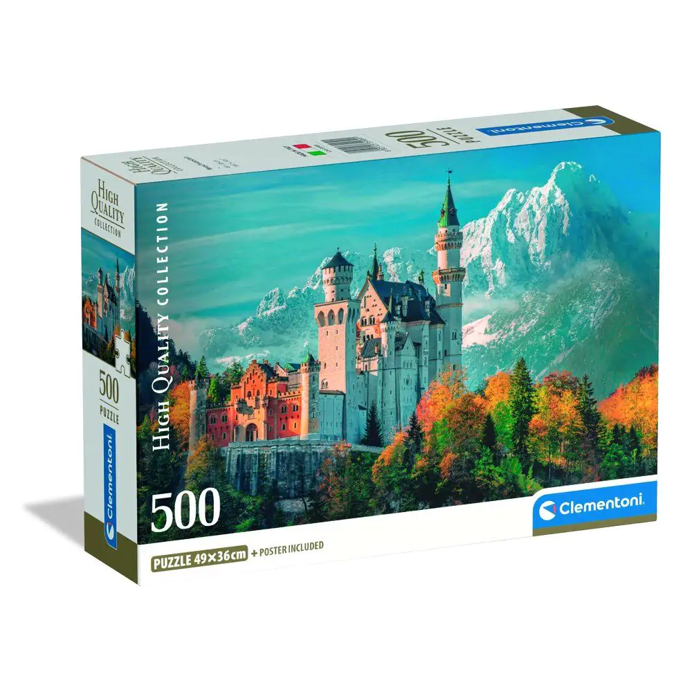 Visokokvalitetna puzzle Dvorac Neuschwanstein 500 kom fotografija proizvoda