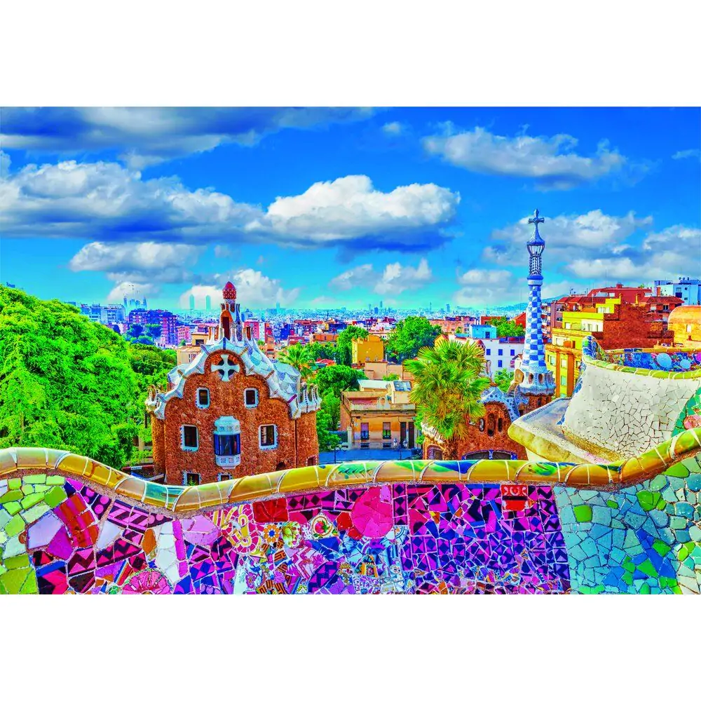 Visokokvalitetna puzzle Park Güell Barcelona 1000 kom fotografija proizvoda