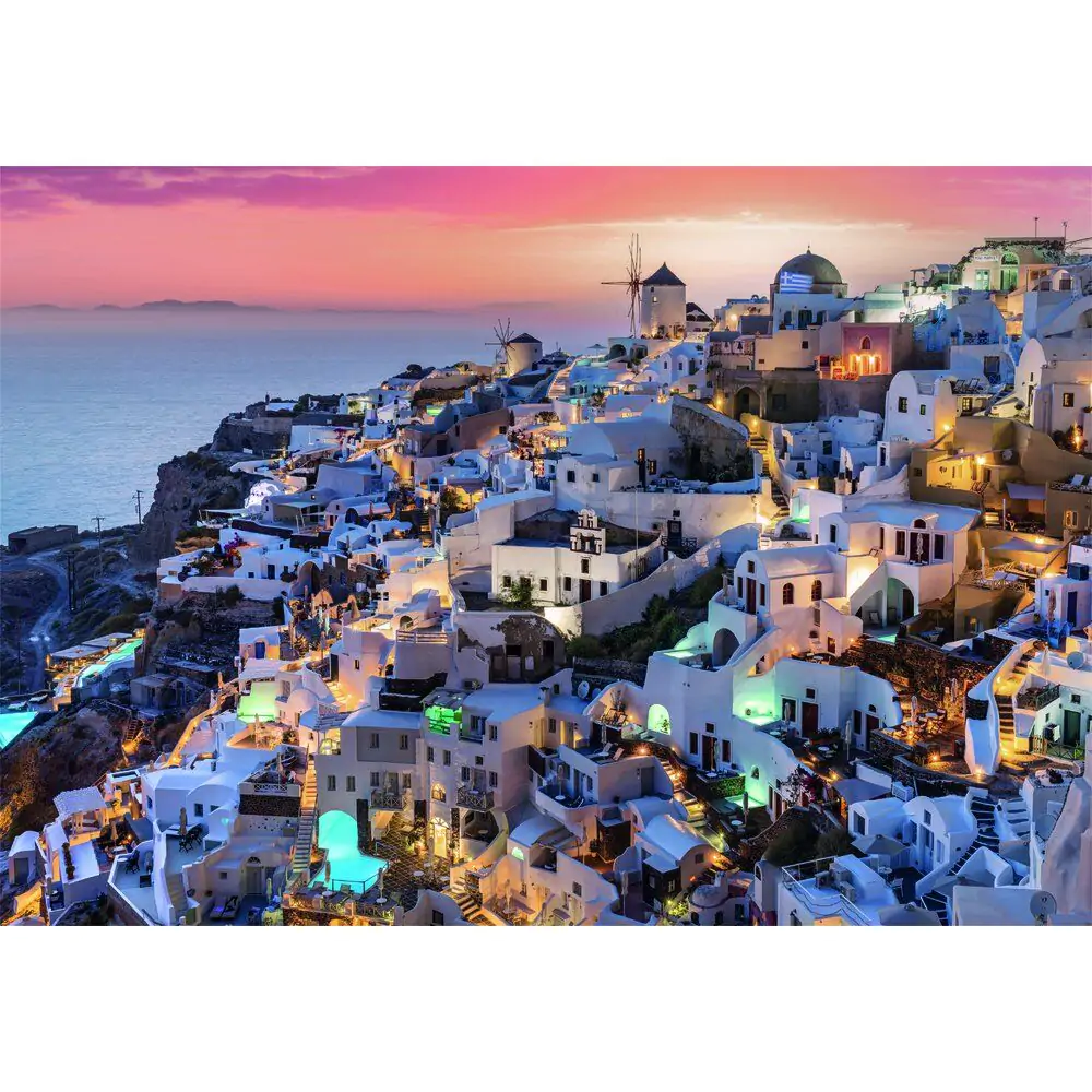 Visokokvalitetne nijanse Santorini puzzle 1000kom fotografija proizvoda