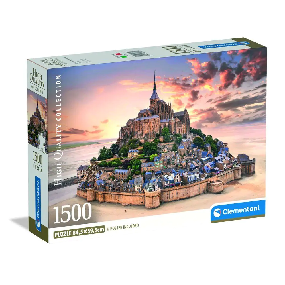 Visokokvalitetna Slagalica The Mont Saint-Michel Rising 1500 komada fotografija proizvoda