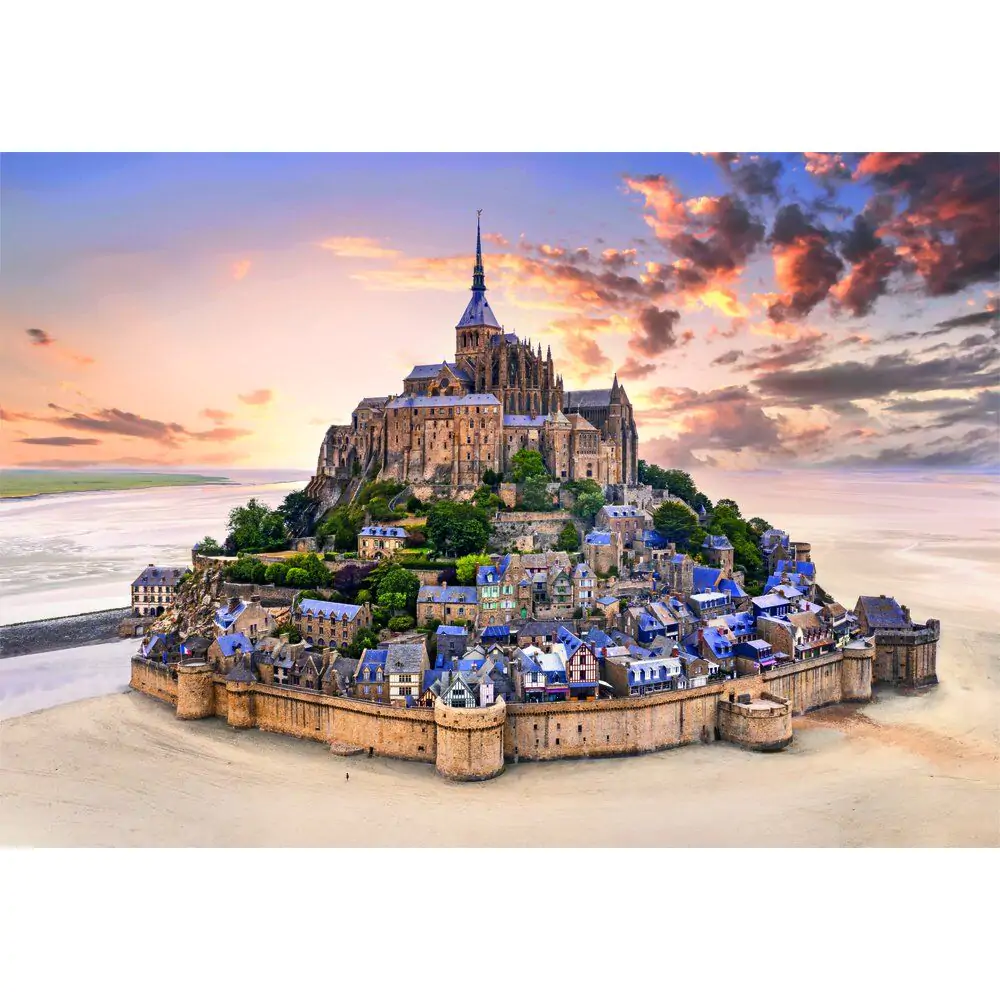 Visokokvalitetna Slagalica The Mont Saint-Michel Rising 1500 komada fotografija proizvoda