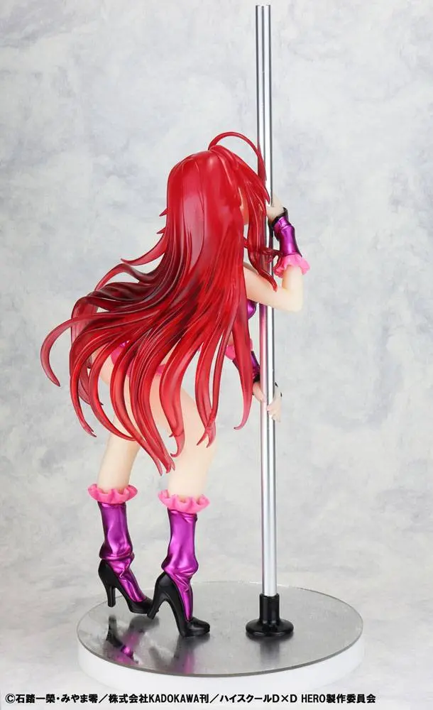 High School DxD Kip 1/7 Rias Gremory Pole Dance Ver. Purple Color 20 cm fotografija proizvoda